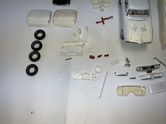 AMT 1:25 Firebird 400 Started Parts Model Kit 5768-200 As Is