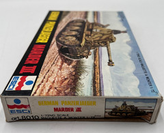 ESCI 8010 Marder III German Tank Destroyer WWII 1:72 Scale Plastic Model Kit
