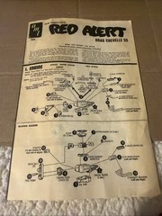 RARE 1970`S AMT BOB HAMILTON`S “RED ALERT” DRAG CHEVELLE SS 1/25 Built Missing