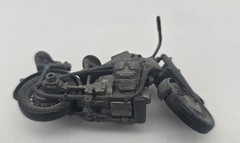 1 Prebuilt German Motorcycle WWII Model / Train Railroad Military Village