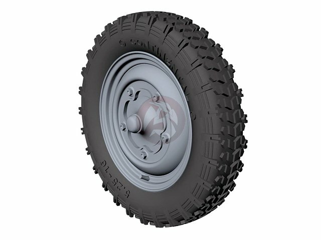 Panzer Art 1/35 Road Wheels for VW Kubelwagen WWII (Continental) (5 wh) RE35-644