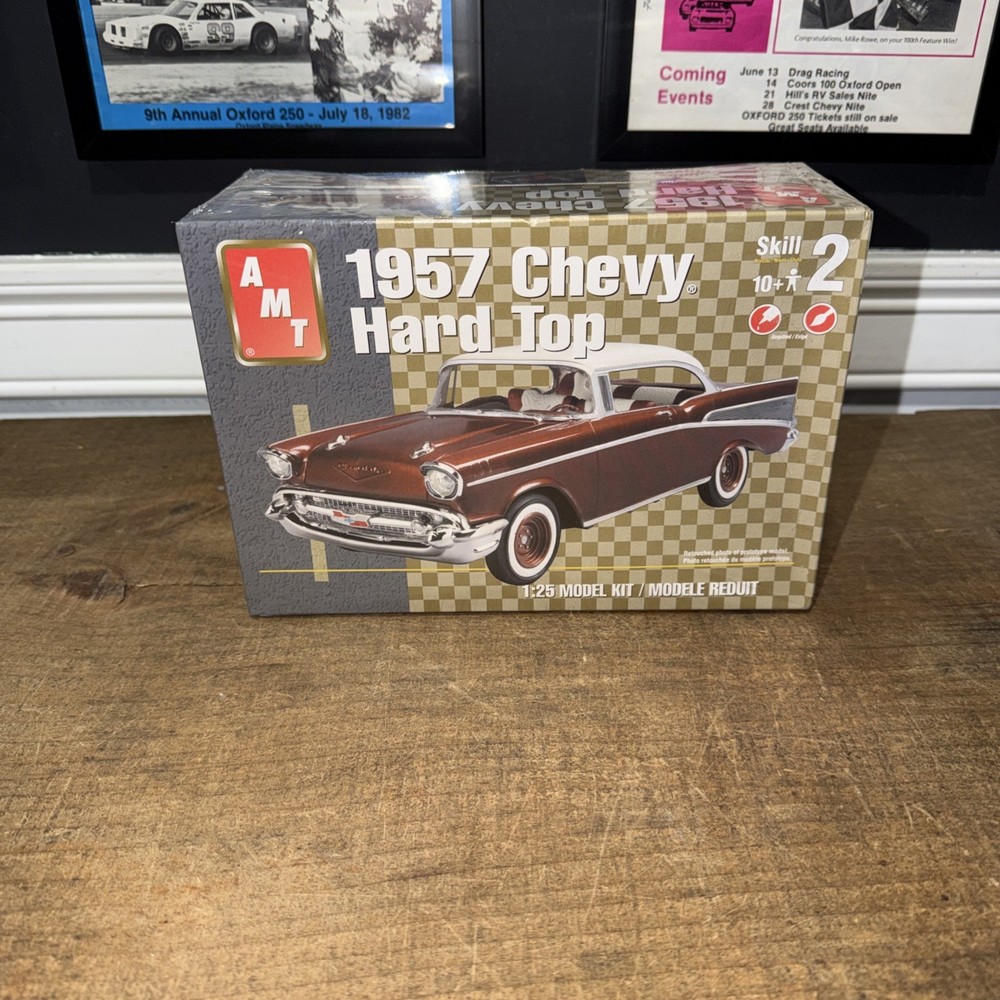 AMT 1957 Chevy Hard Top Model Kit New Still Wrapped in Plastic