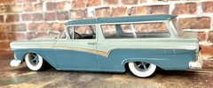 Resin 15-Inch “Astro Supreme” Wheels, W/ Wide Whitewalls,1/24 1/25 Scale