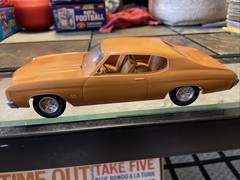 Rare Color AMT 1972 Chevy Chevelle Tan Metallic Dealer PROMO MODEL Car 1/25