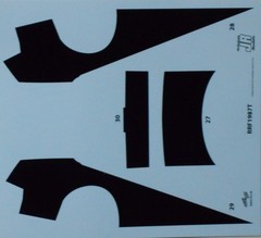 NASCAR DECAL #28 HAVOLINE 1987 FORD THUNDERBIRD DAVEY ALLISON – 1/24