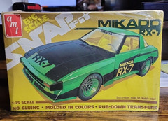AMT Snap Fit #2217 1/25 1980 Mikado Mazda RX-7 Big Scale Molded in Green SEALED