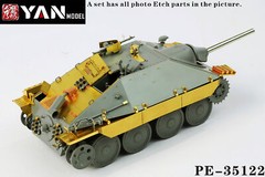 1/35 German Jagdpanzer 38(t) Hetzer Late Ver.Full PE Set+Resin Kit fr Takom 2172