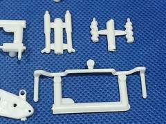 🌟 Front End & Suspension 1953 Corvette 1:25 Scl 1000s Model Car Parts 4 Sale