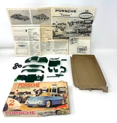 Vintage Aurora Porsche Carrera 1/32 Model Kit No. 539-50 INCOMPLETE Parts Only 1