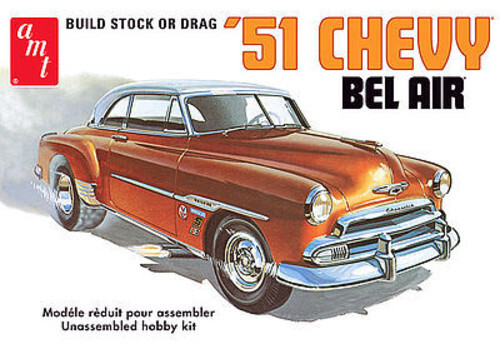 AMT 1951 Chevy Bel Air – Plastic Model Car Kit – 1/25 Scale – #862