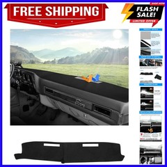 Dashboard Cover Mat for 1981-1991 Chevrolet Chevy C/K/R/V Series Blazer, GMC …