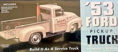 AMT Trophy Series ’53 Ford Pickup Truck 1:25 3-in-1 Model Kit Op Hood Brand New