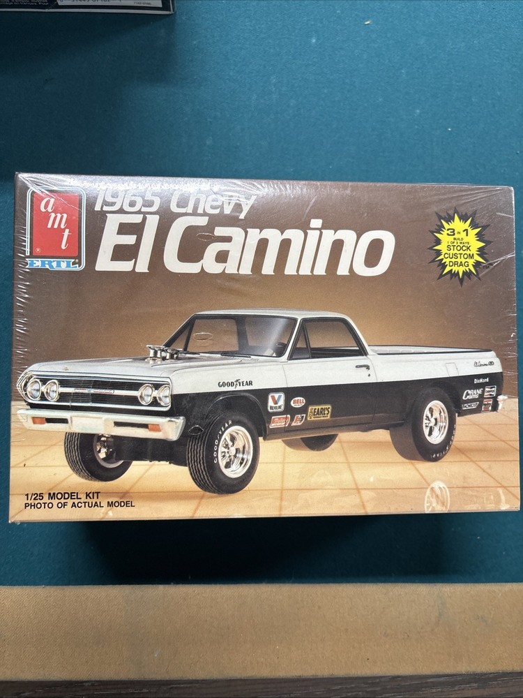 1965 Chevy El Camino, AMT, 1:25 Model Kit, Build 1 Of 3 Ways.