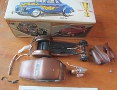 AMT 1940 Ford Deluxe Coupe Orig Issue Kit Drag Gasser Built in Box Hot Rod 60’s