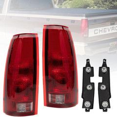 Tail Light Assembly Compatible With Chevy GMC C/K Truck 1988-1998, 1995-2000 Tah
