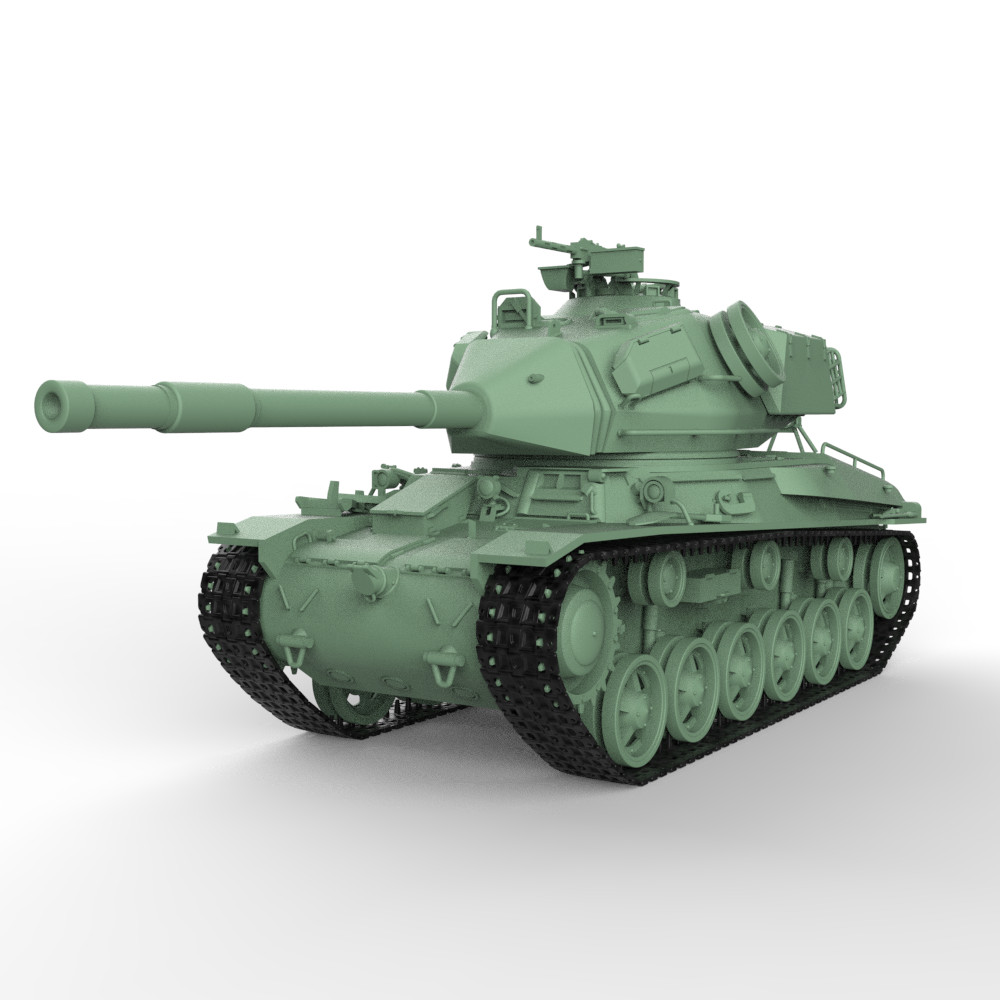 SS72381 1/72 Military Model Kit Swedish STRV74 Medium Tank 3D PRINTING
