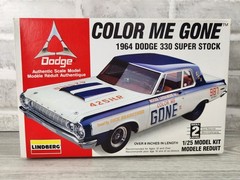 Lindberg Color Me Gone 1964 Dodge 330 Super Stock 1:25 Model Kit N.O.B. 72156