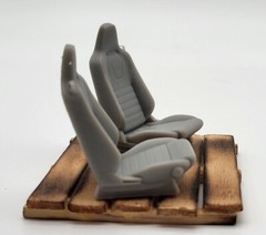 Mobern JDM Seats For 1/24 And 1/25 Scale Model Cars (Set of 2)