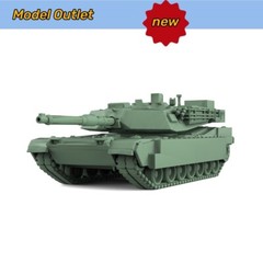 1/100 Military Model Kit US M1A1 AIM Main Battle Tank