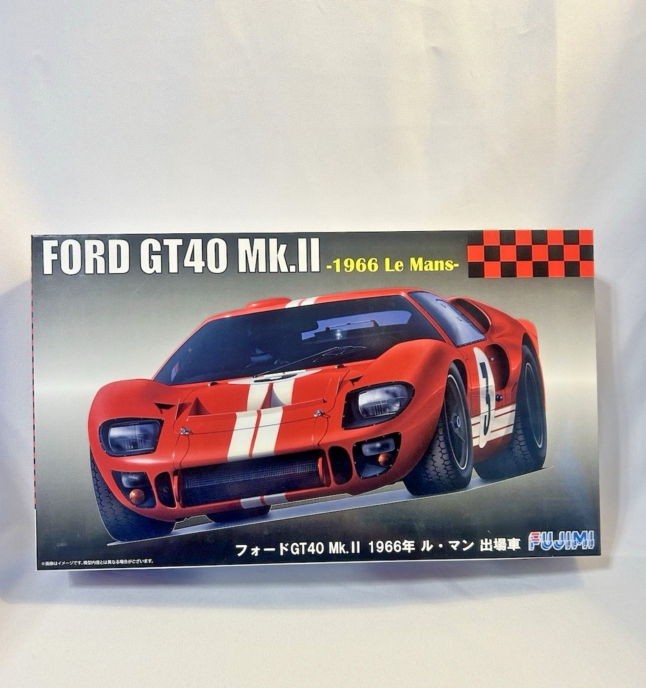 FUJIMI FORD GT40 MK.II model kit NEW in FACTORY BOX SEALED FACTORY BAG