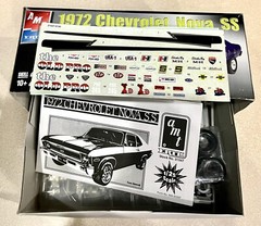 🏁 AMT /ERTL STREET CUSTOM 1972 CHEVROLET NOVA SS “OLD PRO” #31547 🏁