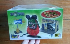 Ed “BIG DADDY” Roth Revell RAT FINK w/Diorama Plastic Model Kit “CRAZY Painter”