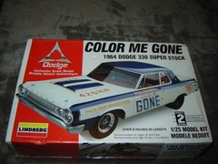Lindberg 72156 Model Color me Gone 1964 Dodge 330 Factory Sealed 1/25 scale 1996