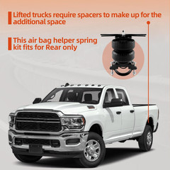 Air Spring Bag Suspension Kit Compatible with 2003-2013 Dodge Ram 2500/3500 2WD/