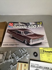 1965 Ford Galaxie 500 XL Plastic AMT 6467 Model Kit 1:25 Scale Parts Only