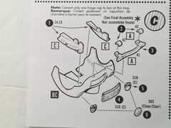 1940 Willys FRONT INNER FENDERS for AMT 1:25 Model Kit 40