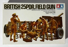 Tamiya #35046 1/35 Scale British QF 25-pdr Field Artillery – 2013, Parts Sealed