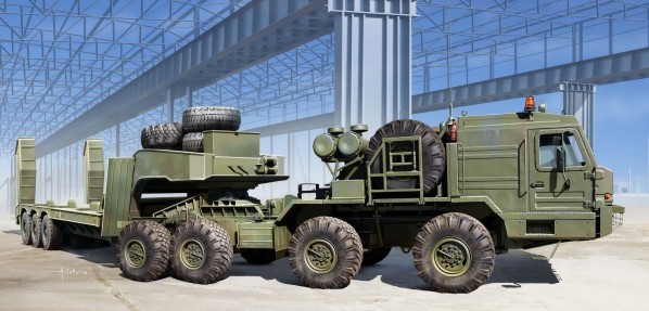 Trumpeter s 01086 1/35 BAZ-6403 Transporter w/ChMZAP Military Tank Model Kit