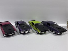 Lot Of 4 BUILT Model Cars NICE Lot#007 MOPAR