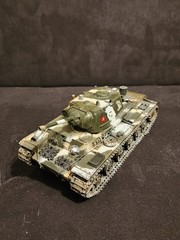 Tamiya 1/35th Scale Siberian 1939 KV-1 Soviet Tank Model Built