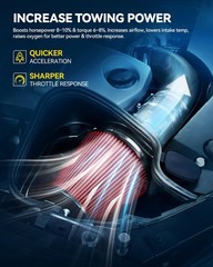 Philtop 3.5 Cold Air Intake Kit Shield Compatible Chevrolet Camaro 2010-2011 V6