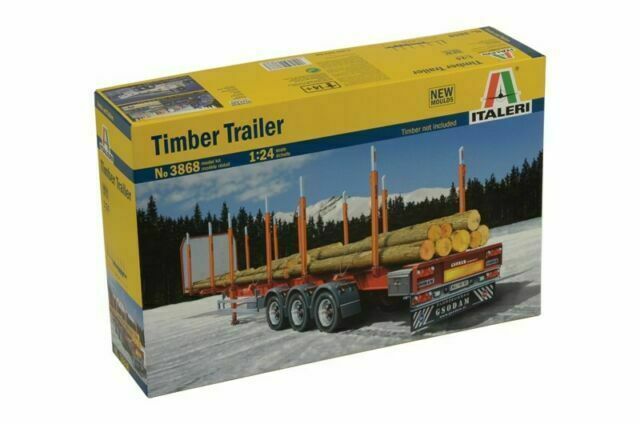 1/24 SCALE TIMBER TRAILER KIT ITALERI