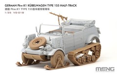 MENG VS-018 1/35 GERMAN Pkw.K1 KUBELWAGEN TYPE 155 HALF-TRACK Model Kit
