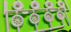 Wagon Wheels 4×4 Tires Jeep J-10 1/24 Pickup Truck Off Road Revell Rims