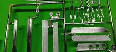 63 1963 Chevy Impala SS 409 1/25 AMT Custom Show Car Chrome Grille Deck Lid Part