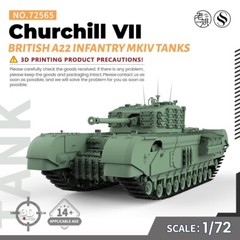 SSMODEL SS72565 1/72 25mm Model Kit British A22 Infantry MKIV Churchill VII Tank
