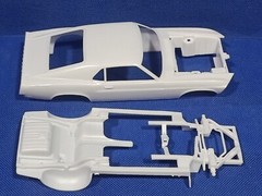 🌟 Body Shell 1969 Mustang Boss 1:25 Scale 1000s Model Car Parts 4 Sale Revell