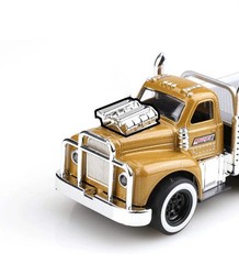1:64 Alloy Muscle Truck Flatbed Transport Car Vehicles Model Diecasts Metal Trai