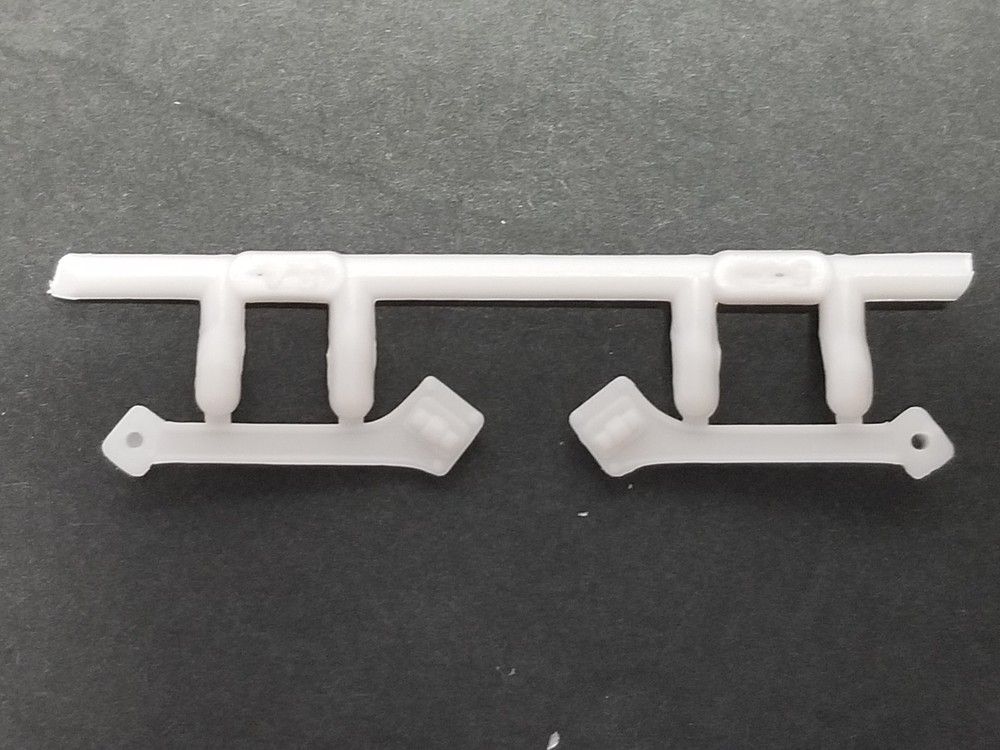 67 Shelby GT350 COWL BRACES from AMT 1:25 Model Kit 1967 Ford Mustang