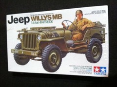 1/35 Tamiya 35219 Jeep 1/4 Ton 4X4 Truck Willys MB & Driver Sealed Model