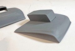1/25th SCALE 3D PRINTED 55 CHEVY GASSER HOT ROD HOODS THREE DIFFERENT HOODS