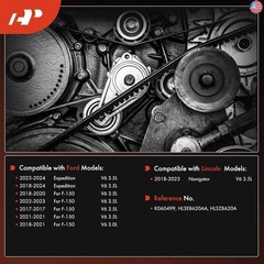 A-Premium 49.92 Inch Engine Serpentine Drive Belt Compatible with Ford F-150