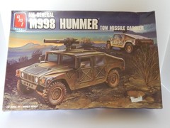 VINTAGE AMT AM GENERAL M998 HUMMER TOW MISSLE CARRIER OPEN BOX 1989