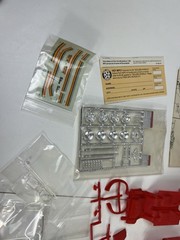 Camaro Z28 MPC 1:25 Model Kit # 1-0814 Parts Pieces Red Vintage Open Box