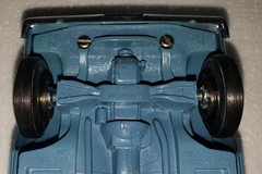 Vintage 1965 FORD GALAXIE 500 XL 2 door hardtop 1/25 dealer promo car blue ’65