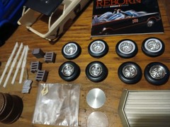 LOT OF VARIOUS 1:24 SCALE MODEL PARTS AND ACCESSORIES “SEE PICTURES”